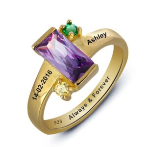 ring-ladies-24kt-gold-plated-personalised-birthstone-large-stone-engraved-1003